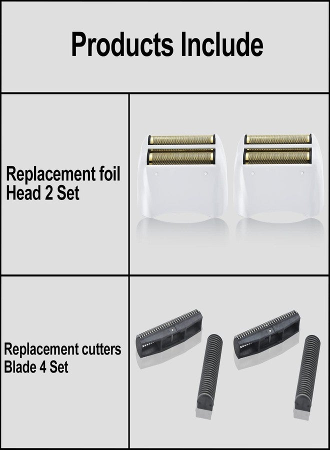 COSYONALL 2 Pack Pro Shaver Replacement Foil and Cutters compatible with"andis #17150 shaver foil replacement" Golden - Image 5
